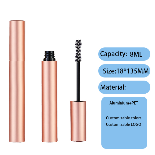 Alumina eye black tube 18MM simple and high-end eyeliner liquid container 8ML customized cosmetic packaging material