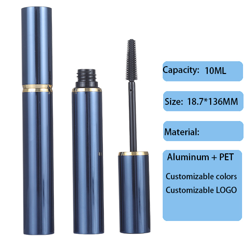 18.7MM aluminum eye black container cosmetic packaging material