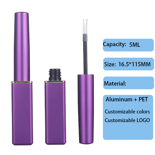 18mm aluminum square eyeliner liquid tube cosmetic container