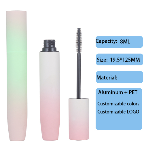 19.5mm aluminum eye black tube packaging material 8ML makeup container