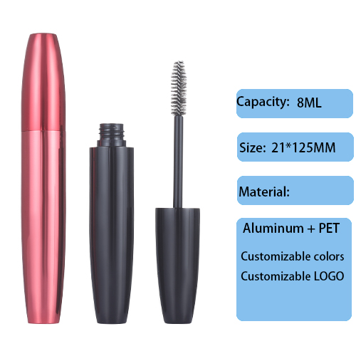21mm aluminum eye black tube packaging material 8ML makeup container