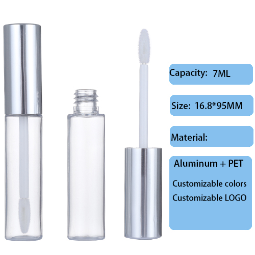 16.8mm aluminum cap one-step PET plastic bottle lip gloss tube packaging material