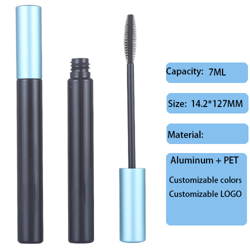 14.2mm aluminum cap eyeliner liquid container one-step PET eye black tube packaging material