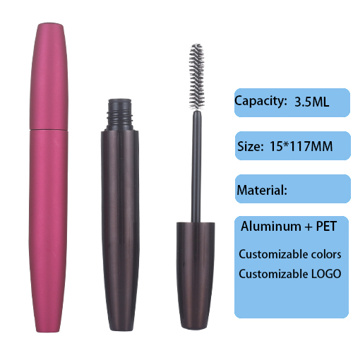 15mm special-shaped eyeliner liquid container lip gloss tube aluminum high-end cosmetic packaging material
