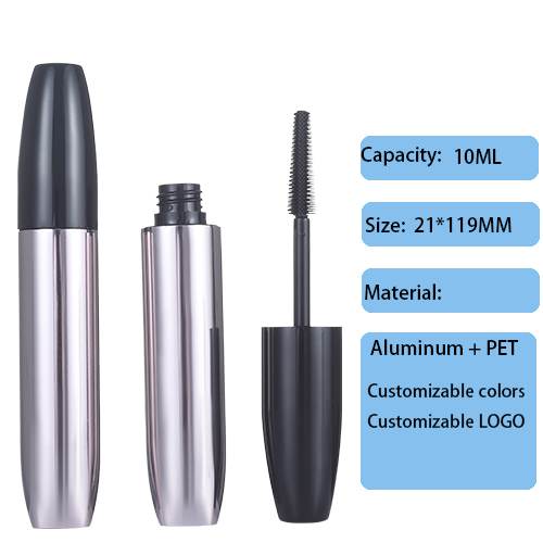 21mm round aluminum cap liquid lipstick container lip gloss tube 10ML injection blow molding high-end cosmetics packaging material