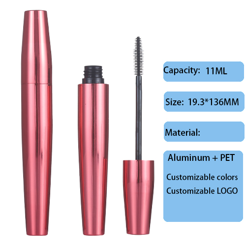 19.3mm round eye black tube 11ML injection blow molding PET high-end cosmetics packaging material