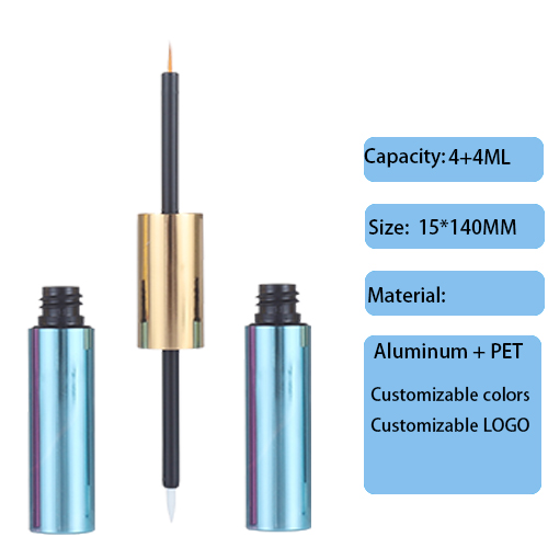 Alumina two-in-one 15mm eye black tube packaging material eyeliner liquid container 4ML