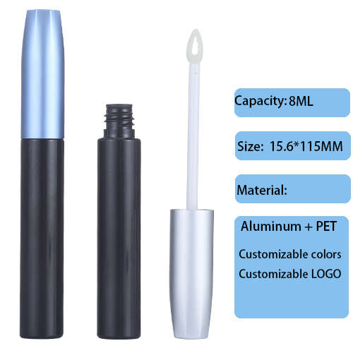 15.6MM high-end alumina eye black tube 8ML special-shaped one-step eyelash container
