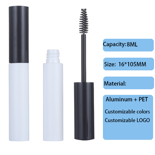 Lip gloss lipstick empty tube 8g injection blow molding plastic bottle lipstick mascara eyeliner pen cosmetics packaging material