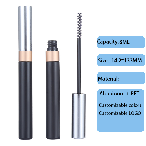 16.5mm aluminum eye black tube packaging material 6ML makeup container