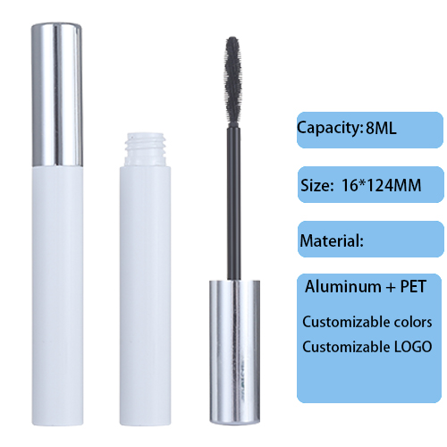 16mm round metal aluminum cap eyelash growth serum 6-8ml empty tube for eye black