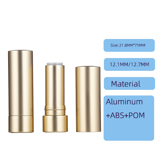 Circular aluminum-plastic buckle lipstick packaging