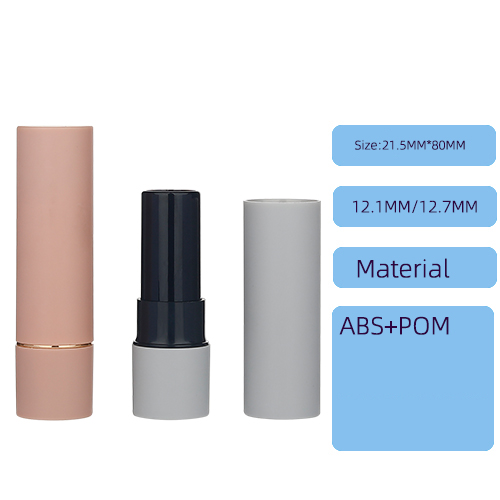 Circular plastic buckle lipstick tube