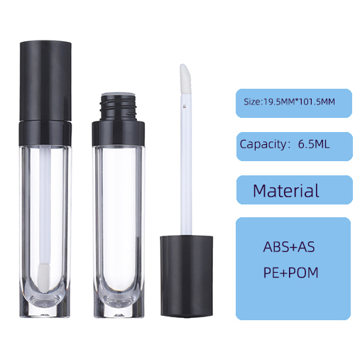 Cosmetic packaging concealer empty tube round lip glaze tube with middle section